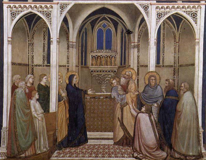 GIOTTO di Bondone Presentation of Christ in the Temple